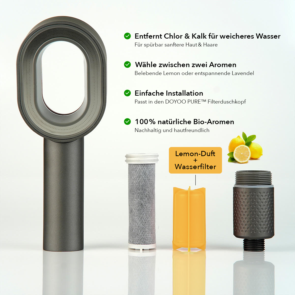 Bio Aroma Vitamin C Set - Rholy Pure Skin Filterduschkopf